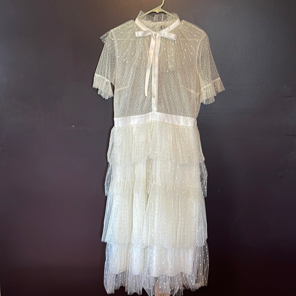 Silver & Gold Formal dress, Party dress, Wedding Dress